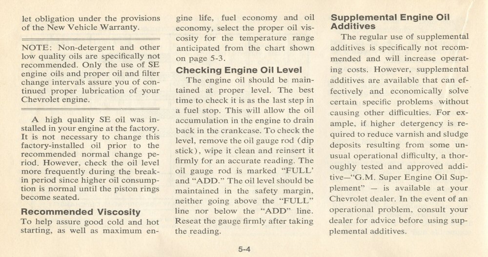 1977 Chev Chevelle Owners Manual Page 68